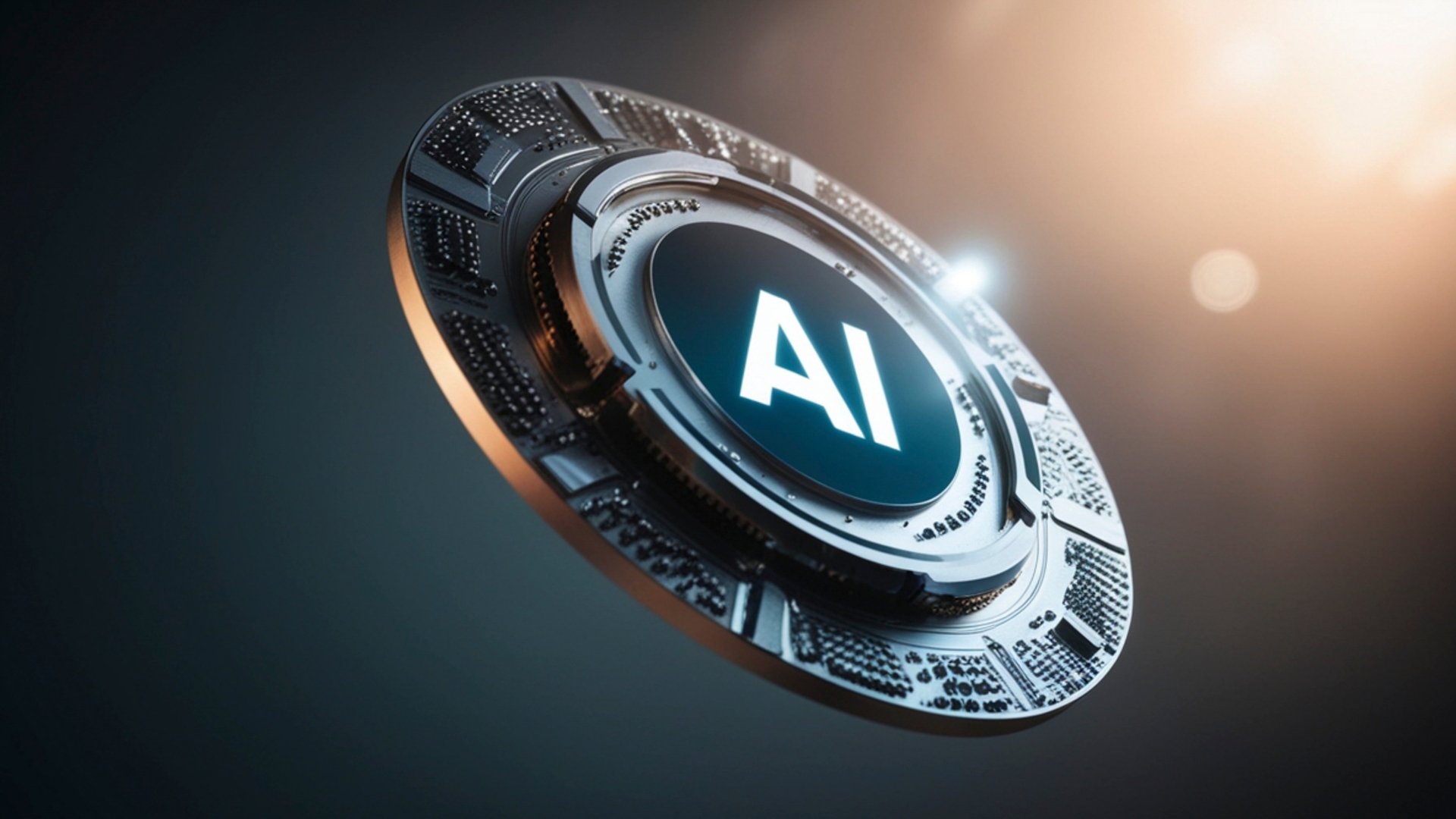 Illustration d’une pièce numérique représentant l’intelligence artificielle appliquée au marketing digital et au e-commerce